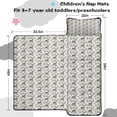thumbnail image 5 of Brown Christmas Deer Pattern Toddler Nap Mats for Kids Preschool,59"x22" Sleeping Mat Bag or Kids,Toddler Sleeping Bag,Toddler Nap Mat or Daycare, 5 of 6