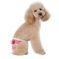 thumbnail image 3 of Dog Nappies Female Adjustable Pet Safety Pants For Female Dog In Red Size XXL With Menstruation Protection 1Pack, 3 of 5