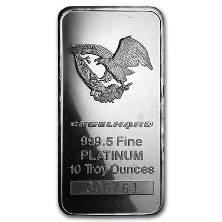 10 oz Platinum Bar - Engelhard