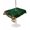 Dark Red Dark Yellow Forest Green, variant on Outdoor Table Cloth with Umbrella Hole and Zipper, Christmas Green Waterproof Round Tablecloth 54 Inch, Winter Gold Star Red Xmas Balls Snowflake Washable Table Cover for Outside Party Patio Picnic