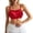 Red, variant on Lace Bandeau Bra Top Removable Straps Backless Vest Outerwear Comfort Support Daily T-Shirt Matching, XL, Black