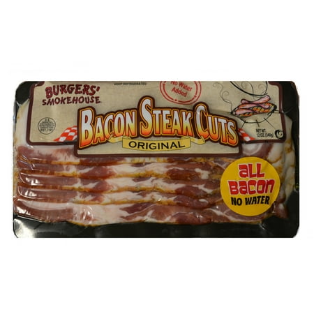 Burgers Smokehouse Bacon Steak Cuts, 12 oz - Walmart.com