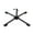 Black, variant on 7829 Stable Metal Frame Umbrellas Base Opening Regulable Height For Patios Camping