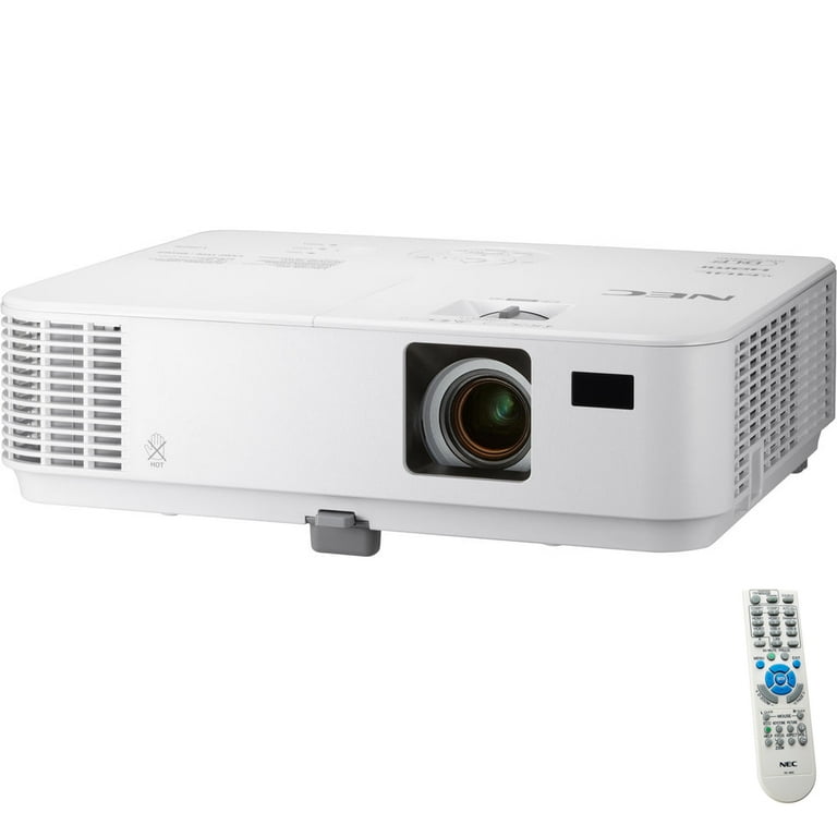 Nec NP-V332X 3300-Lumen XGA Projector, Dual HDMI, Network Management,  Control + Ceiling Bracket for Projector with 1 Year Extended Warranty