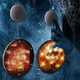 thumbnail image 4 of Deago Halloween String Lights, Round LED Shop Window Hanging Lights Colorful Flashing Lights Horror Funny Hanging Lamp for Halloween Party Decor, 4 of 8