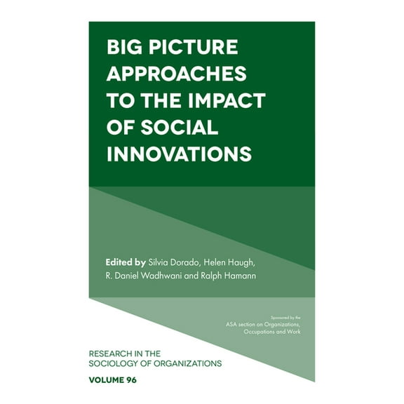 Research in the Sociology of Organizatio Big Picture Approaches to the Impact of Social Innovations, Book 96, (Hardcover)