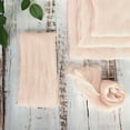 Efavormart 5 Pack | 24"x19" Gauze Cheesecloth Napkins Cotton Dinner Napkins - Blush/Rose Gold ...