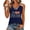 Navy, variant on 4Th of July Shirts Women Summer Sleeveless Tops Funny Ladies V Neck Patriotic Tshirts American Flag Graphic Tees