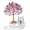 Purple 2, variant on XIUDA Small Urns for Human Ashes Keepsake, Purple Stainless Steel Mini Urn with Amethyst Crystal Tree -Decoration Butterfly Cremation Keepsake