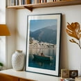 thumbnail image 5 of Staying Afloat - Maiori Campania Italy Photography Black Framed Wall Art Print 16 x 24 inches, 5 of 8