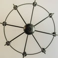 thumbnail image 3 of Chandelier 8 Light Matte Black In Industrial Style 28.75 Inch High By 38 Inch Wide     -Traditional Installation Capital Lighting 425181Mb, 3 of 6