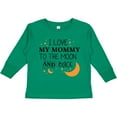 thumbnail image 3 of Inktastic I Love My Mommy to the Moon and Back Boys or Girls Long Sleeve Toddler T-Shirt, 3 of 5