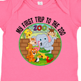 thumbnail image 4 of Inktastic First Trip to the Zoo Boys or Girls Baby Bodysuit, 4 of 5