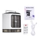 thumbnail image 2 of Mini aire acondicionado portátil con control remoto de 433MHz Humidificador de aire de escritorio Humidificador Mini ventilador USB con luz LED para el hogar o la oficina Irfora Aire acondicionado, 2 of 7