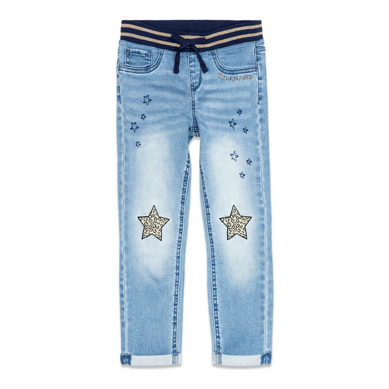 Wonder Nation Knit Denim Capri Jeans (Little Girls, Big Girls & Plus) 