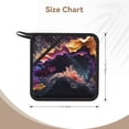 thumbnail image 3 of Sikiie Explosive Fluid Splash Art Pot Holders Kitchen Insulation Mats Heat Resistant Pot-Holder Oven Anti-Scald Pads for Cooking Baking, 7.1*7.1inch, 3 of 8