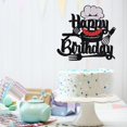 thumbnail image 4 of Adorno para pastel Dxsdgetue Chef Feliz Cumpleaños, 4 of 7