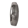 thumbnail image 4 of Atlas Decorative Metal Vase Large, Antique Nickel, 4 of 7