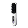 thumbnail image 2 of Cordless Hair Straightening Brush, Rechargeable Hot Hair Brush With 3 Temperature Settings 320°F-392°F, Ceramic Bristles For Frizz Control & Shiny Hair, Portable Travel Styler, 2 of 7