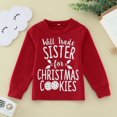 thumbnail image 1 of T-shirt à Manches Longues Imprimé pour Filles, Col Rond, Basique, Coton, Taille 3-4 Ans, 1 of 5