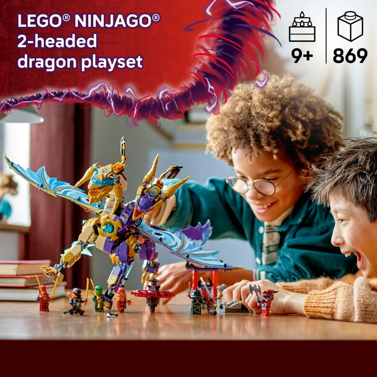 Free Shipping! LEGO NINJAGO Arc Dragon of Focus Battle Playset