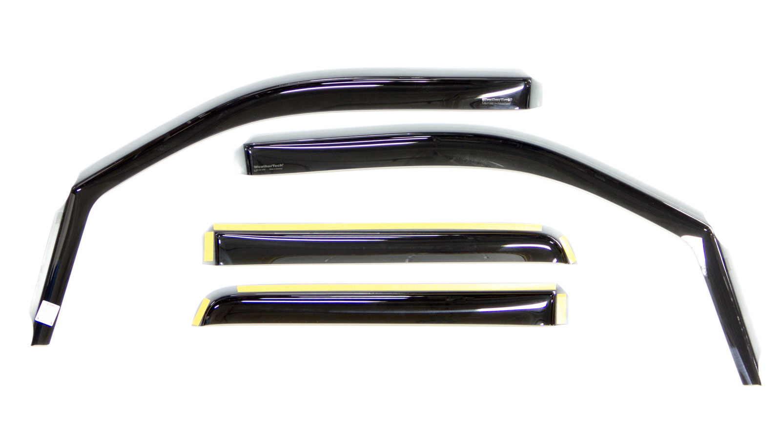 WeatherTech 09+ Ford F-150 Front and Rear Side Window Deflectors - Dark Smoke
