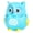 Blue, variant on BOWTONG Owl Press and Go Toy, Press to Go Owl Toy Plastic Go Animal Toys For Kids, Ideal Favo Party Birthday & Gift, For Family