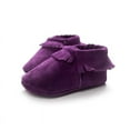 thumbnail image 5 of Baby Shoes PU Suede Leather Newborn Soft Shoes Fringe Non-slip Footwear Crib, 5 of 7