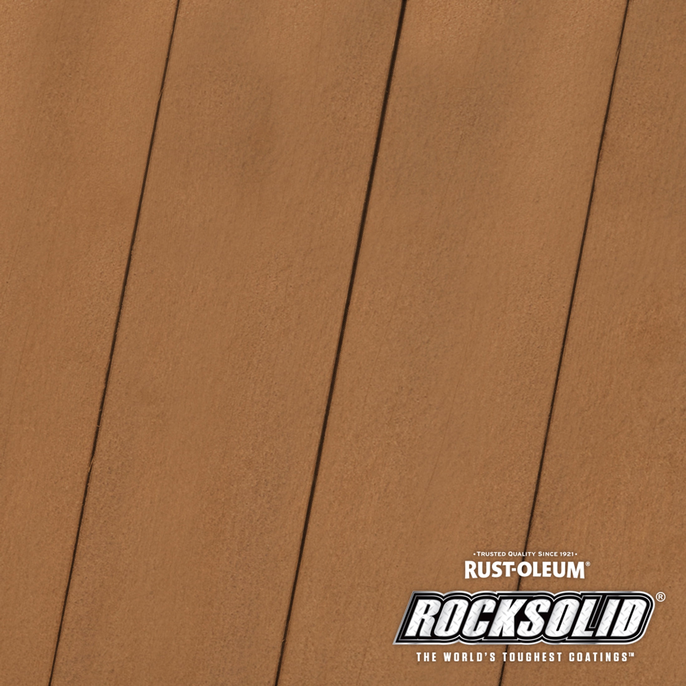 Saddle, Rust-Oleum RockSolid 6X Exterior Wood Deck Coat-319658T, Gallon