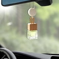 thumbnail image 4 of Hanging Car Freshener Car Diffuser Bottle,Glass Car Air Freshener Bottle with Wooden Cap,Hanging Essential Oil Fragrance Pendants for Car Decor,Can DIY Air Freshners Diffuser, 4 of 5