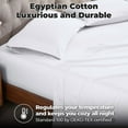 thumbnail image 4 of BNM 300 Thread Count Egyptian Cotton Pillowcase Set, Standard, White, 4 of 5