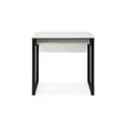 thumbnail image 2 of Arely Rectangular MDF Desk with Front and Back Storage, White/Black, 2 of 8
