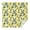 Yellow Lemon Fruits-1, variant on Lemon Mixed Citrus Fruits DarkGreen Pattern Square Tablecloth,Waterproof Square Table Cover,Wipeable Spillproof Washable Table Cover for Home Kitchen Party Decor 42"X42"(107x107cm)