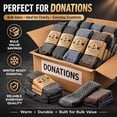 thumbnail image 7 of Yacht & Smith Mens Thermal Slipper Socks, Non-Skid with Gripper Bottom, Hospital Tube Socks, Assorted Colors (12 Pairs Assorted B, (10-13)), 7 of 7