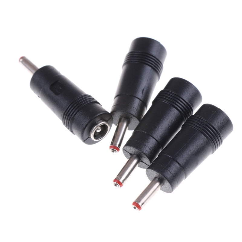 2pcs DC Power 3.5mm x1.35mm Male To 5.5x2.1mm Female Jack Adapter Connector 