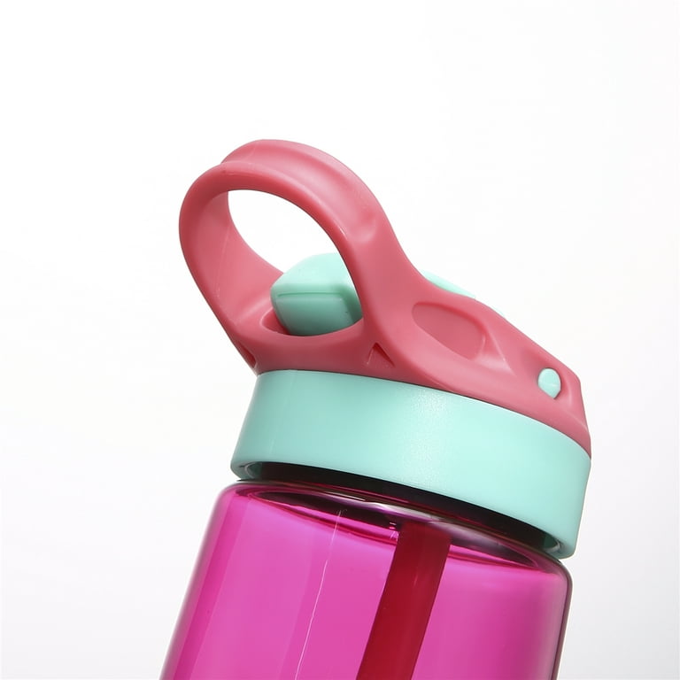 80ML Sports Water Bottle, Patchwork Kids Teens Straw Water Bottles Bpa Free