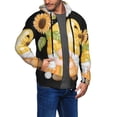 thumbnail image 2 of Naloa Sunflower Gnomes 3 Men’s Hoodies, Zip up Hoodie, Sweatshirts,Hoodies for Men Sizes S-3XL-XX-Large, 2 of 5