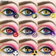 thumbnail image 2 of KSSEYE-lentillas de colores para Halloween, lentes de contacto para ojos, 1 par, Cosplay, 2 of 4