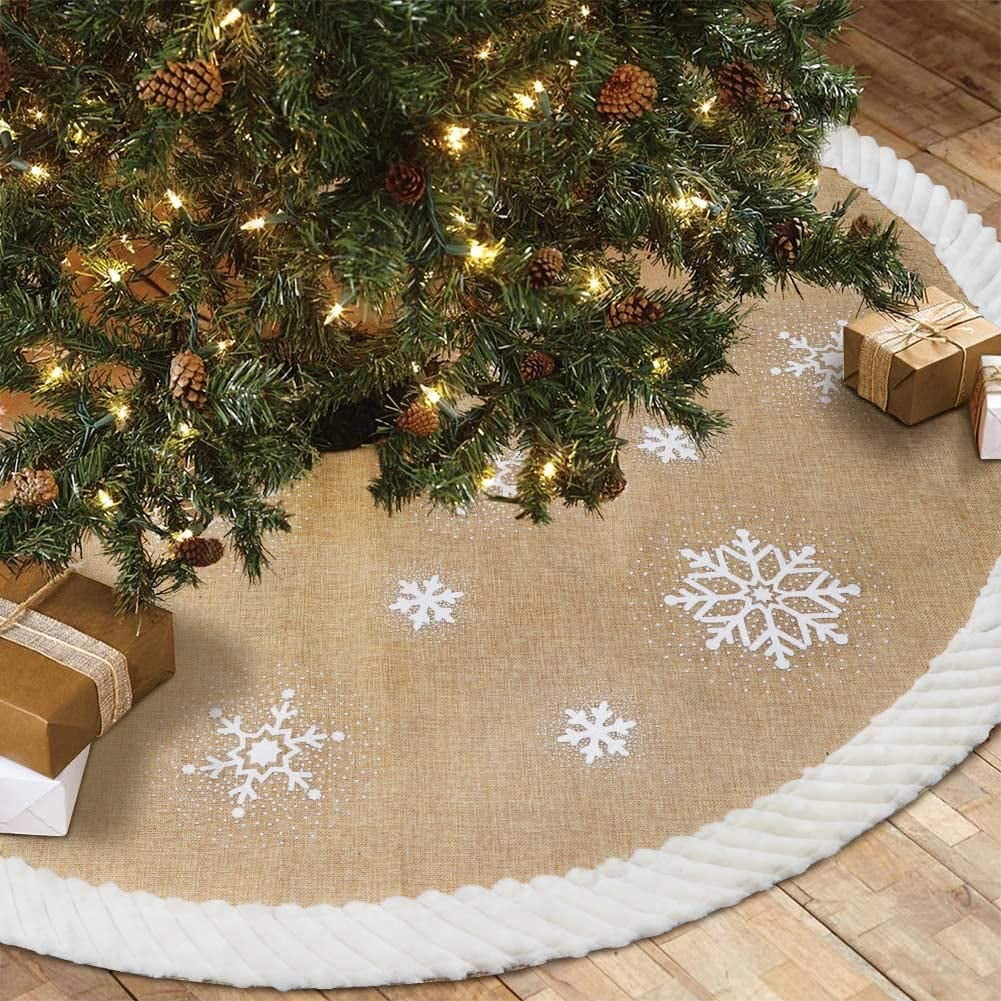 NEW Holiday Time 48" Lightweight Christmas Tree Skirt Decor~YOU PICK STYLE 