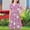 Multicolor, variant on JUSLIO Girls Pleated Dress Cute Casual Short Sleeve Dresses Size 4 Y