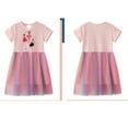 thumbnail image 6 of Emy Dola Toddler Girl's Casual Short Sleeve Tutu Skater Princess Tulle Dress 2-7T Kids Easter Party Dresses - 1Pcs Dancegirl, 6 of 6