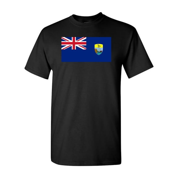 Saint Helena Country Flag Adult DT T-Shirt Tee