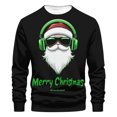 thumbnail image 1 of Sudaderas sin capucha para hombre, estilo casual, con estampado de moda, sudadera de manga larga, blusas de manga larga con cuello redondo, camisas, blusas para hombre, poliéster, 1 of 3