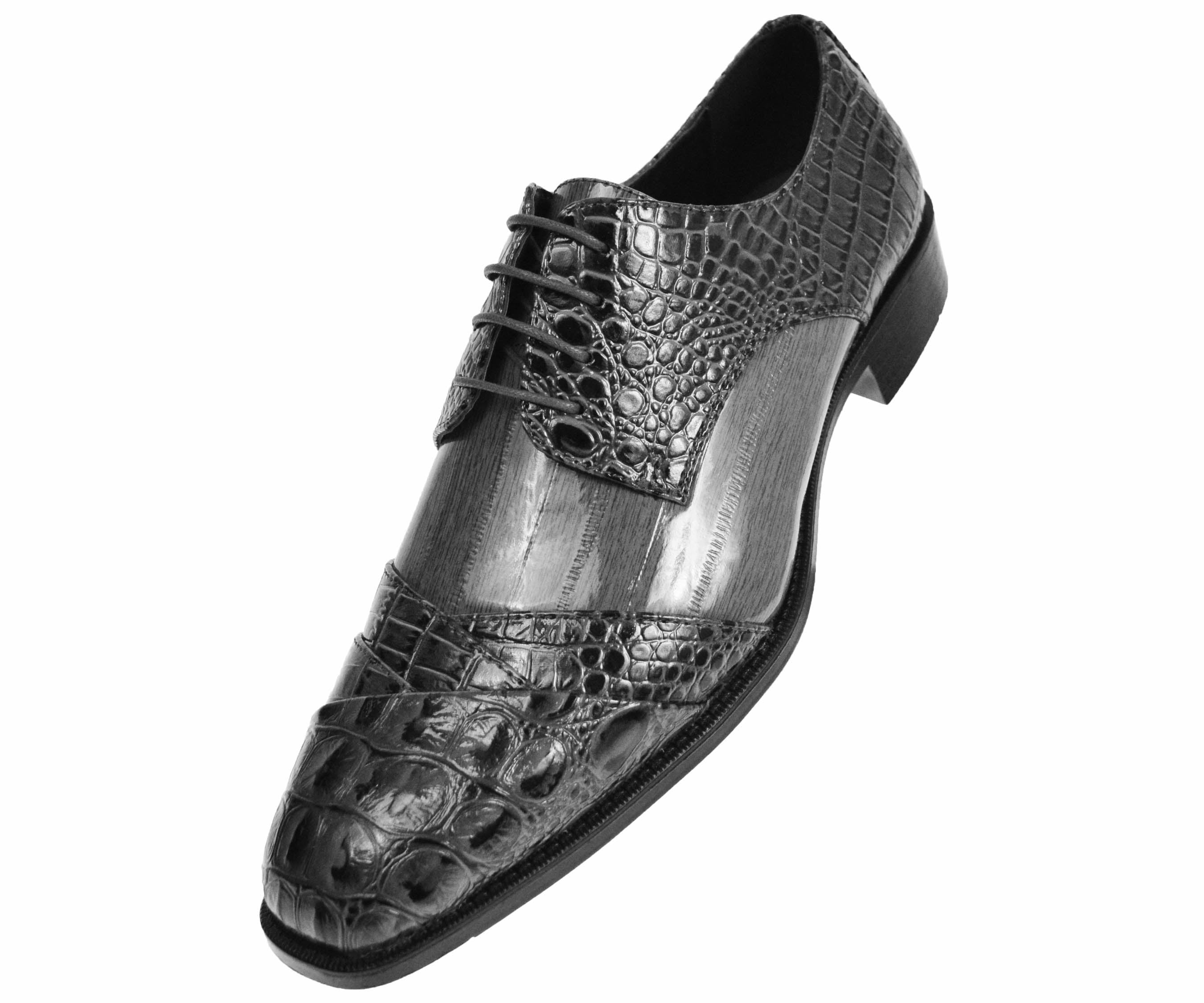 Bolano Bolano Mens Exotic Oxford Dress Shoes Your Choice of Crocodile