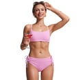 thumbnail image 3 of Bombacha de Bikini CRZ YOGA de Cintura Media Ajustable Rosa S, 3 of 5