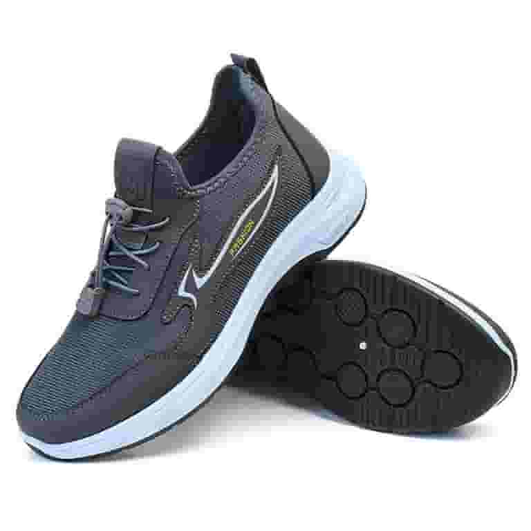 Sneakers for Men - Grey - Canvas Mesh Athletic Running Shoes Sneakers for Men - Grey - Canvas Mesh Athletic Running Shoes
