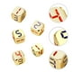 thumbnail image 2 of Dados de números de Metal, 5 uds., con esquina redondeada, juego de mesa, Mini dados, suministro para fiestas, 2 of 4