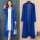 thumbnail image 2 of Cárdigan largo de manga larga para mujer, chaqueta holgada, chal, prendas de vestir exteriores, 4XL, 5XL, 6XL, verano y otoño, 2022 qiuyongming unisex, 2 of 2