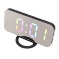 thumbnail image 3 of Reloj digital LED Jadeshay Alarma Digital Espejo USB Dual, 3 of 8