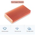 thumbnail image 4 of Pure Copper Heatsink 100X50x15mm Skiving Fin Heat Sink Radiator For Electronic RAM Chip LED VGA Cooling Cooler, 4 of 5